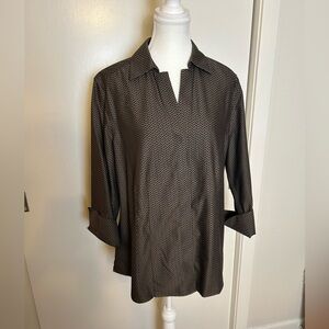 Taylor Investments Gold Label Blouse Size 14W NWT